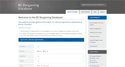 Desktop Screenshot of bcbargaining.ca